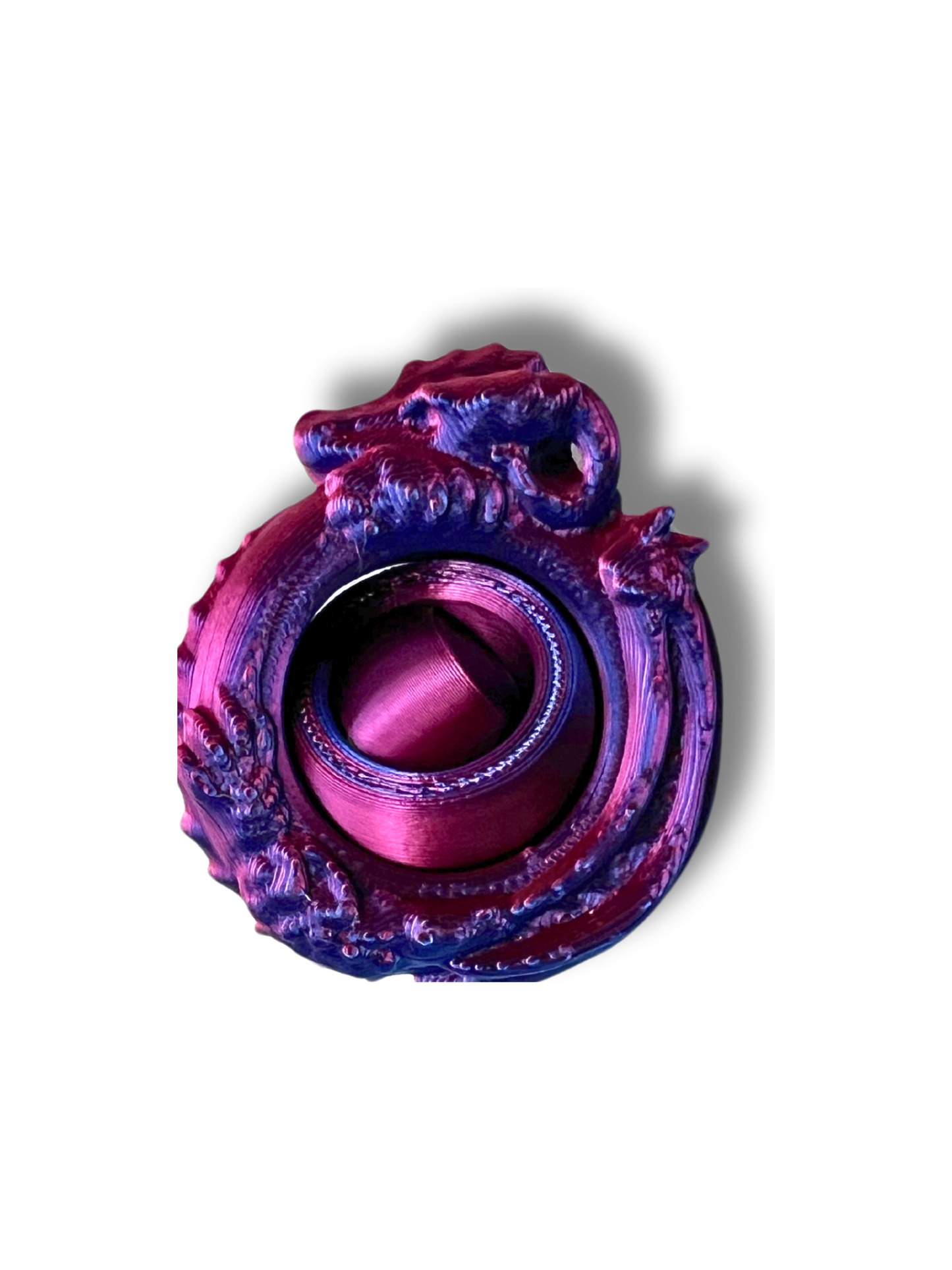 Dragon Gyroid Spinner Keychain