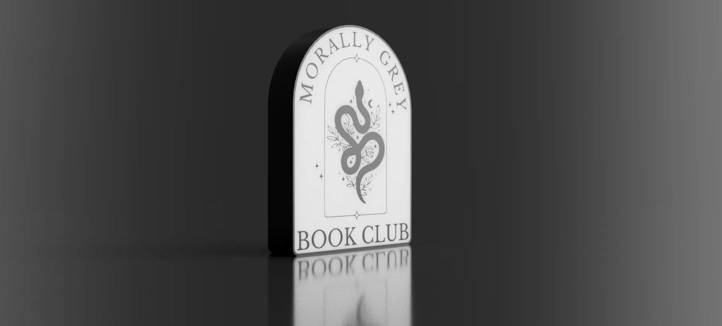 Morally Grey Book Club Light Box