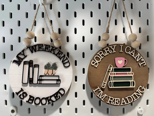 Mini Library Hanging Sign