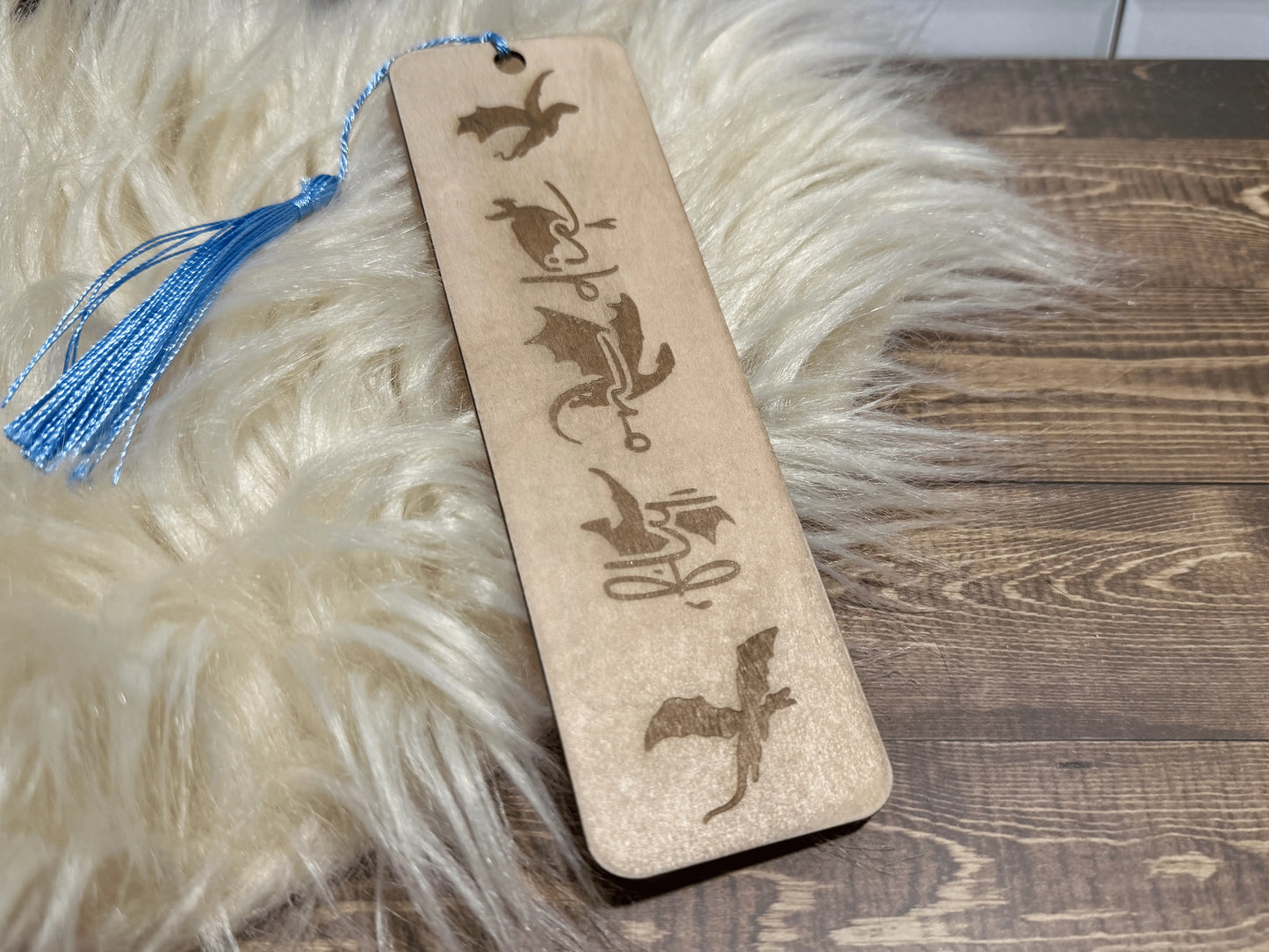 Fly or Die Wooden Bookmark