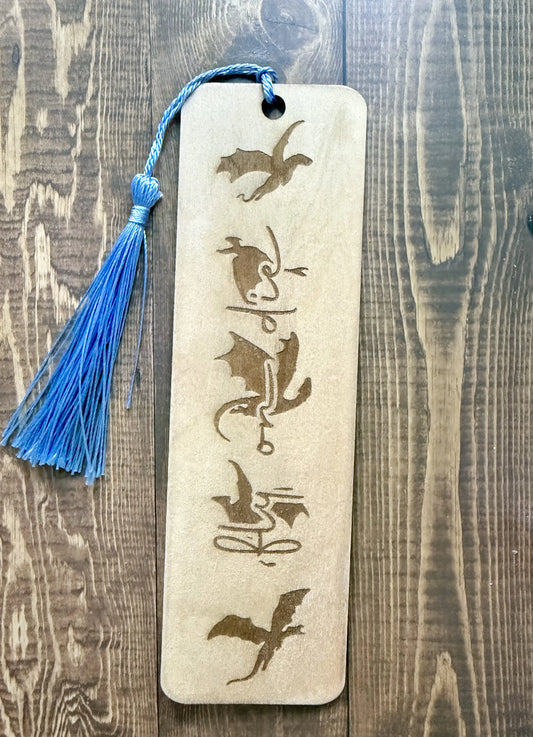Fly or Die Wooden Bookmark
