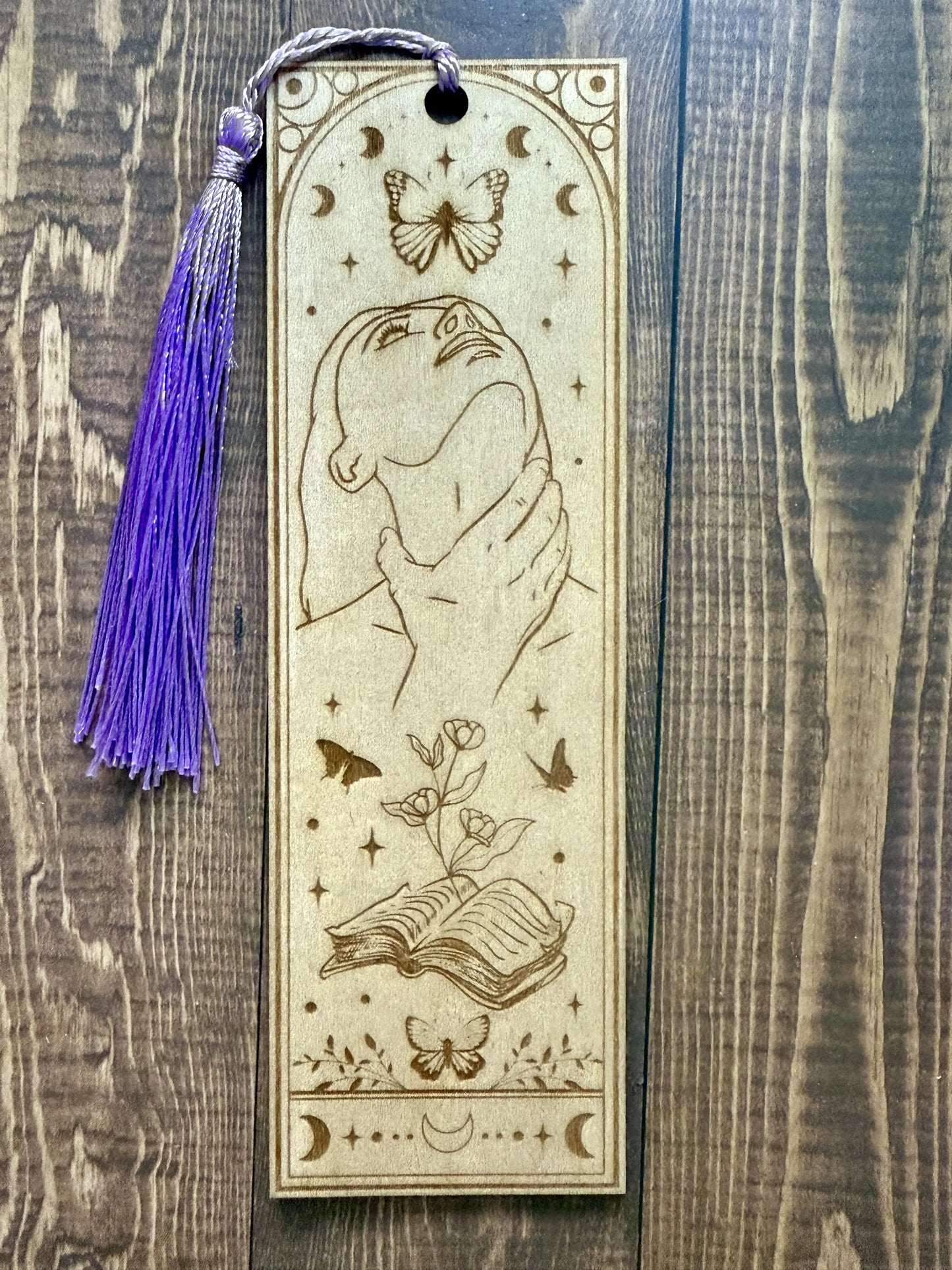 The Necklace Wooden Bookmark