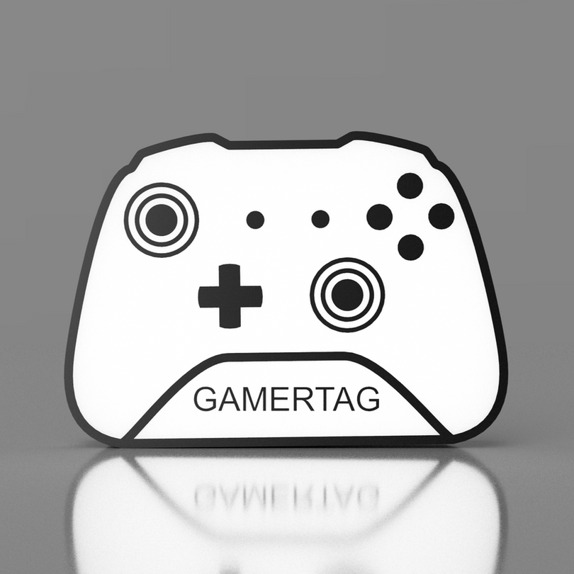 Customizable X-BOX Controller Lightbox