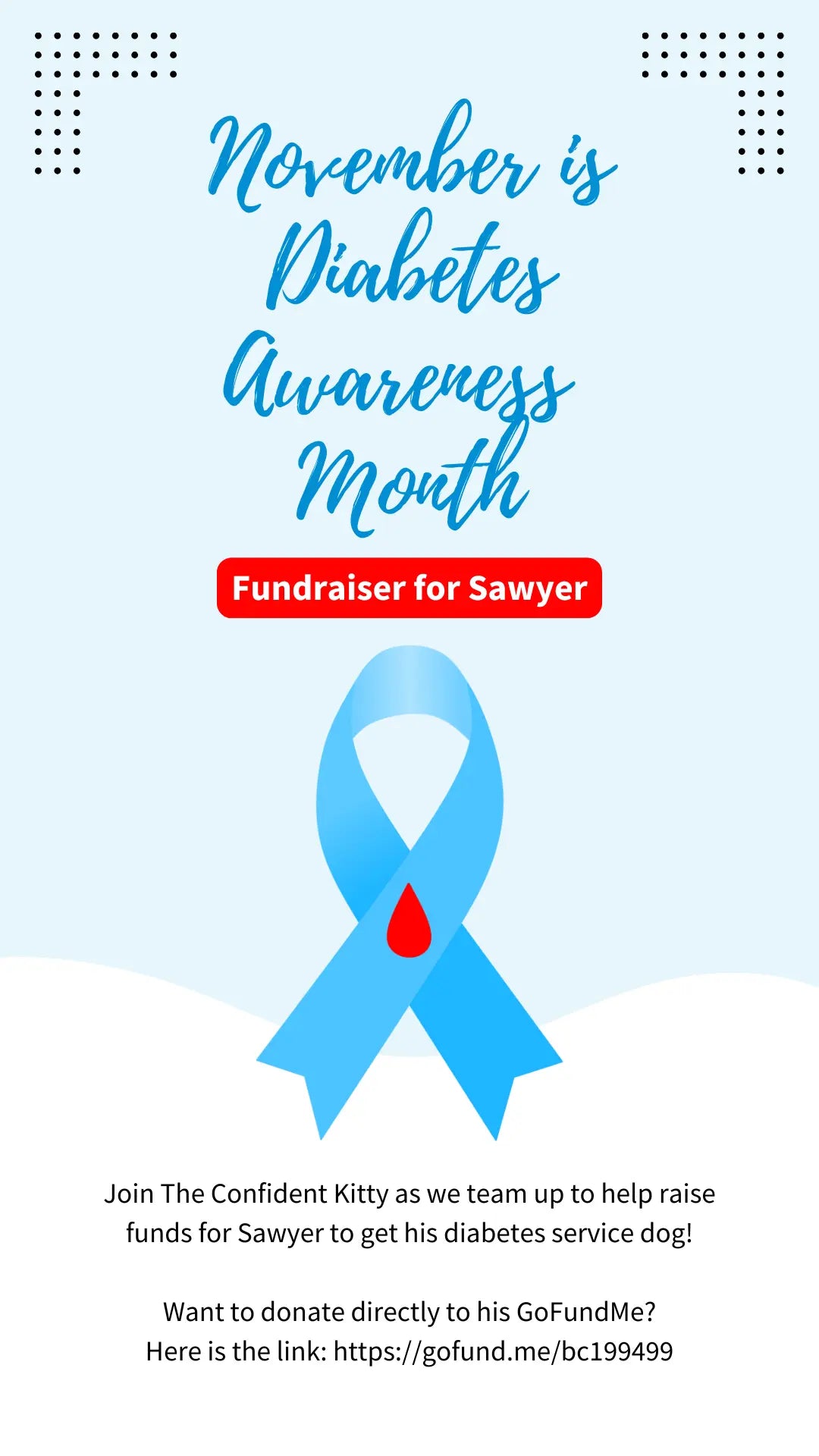Fundraiser for Sawyer: Helping Him Get a Service Dog